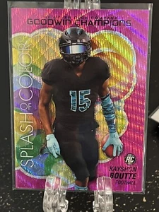 KAYSHON BOUTTE----2023 UPPER DECK GOODWIN CHAMPIONS----SPLASH OF COLOR----PINK - Bild 1 von 2