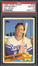 1985 Topps Tiffany Baseball #703 George Brett PSA 10