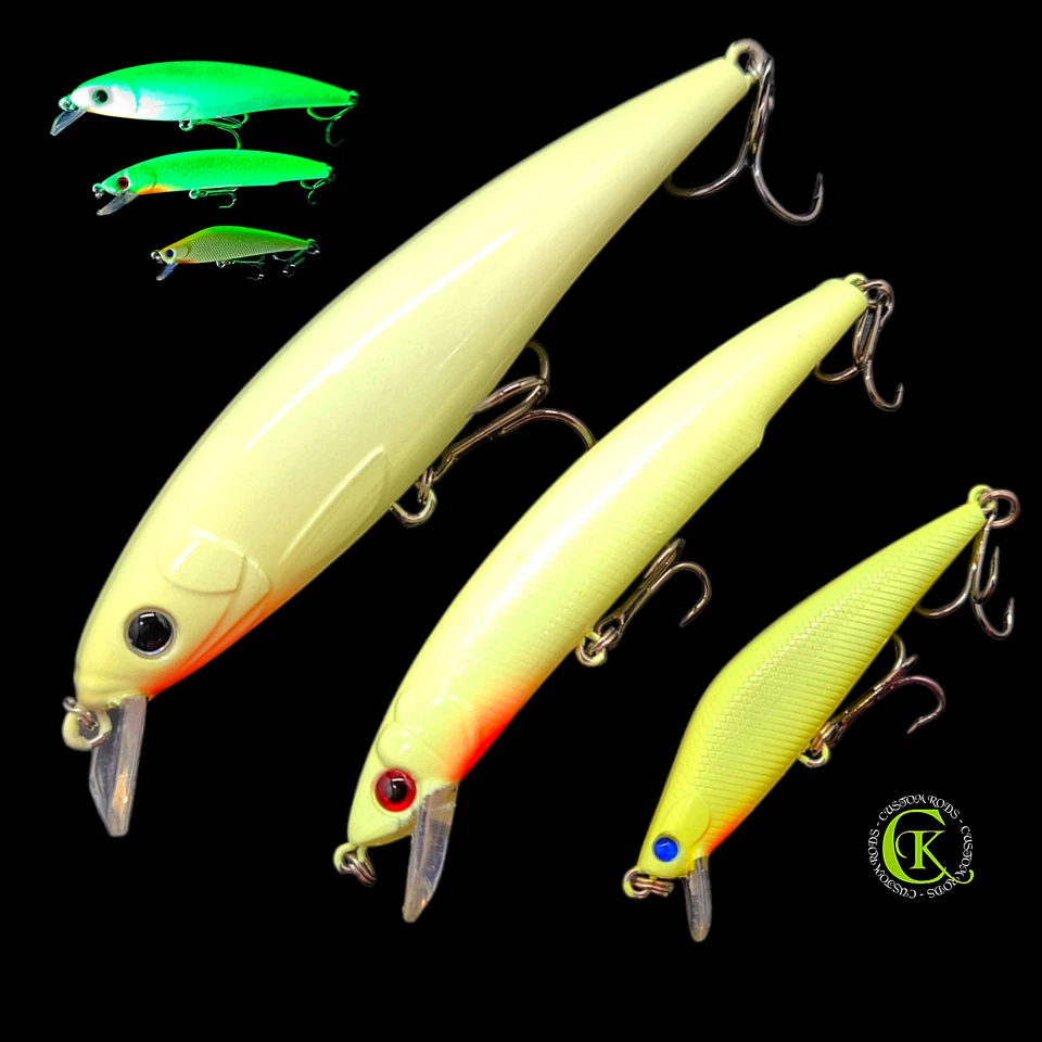 3x Twitchbait UV Swimbait Suspending Wobbler Kunstköder Zander Barsch Hecht - Bild 1 von 1