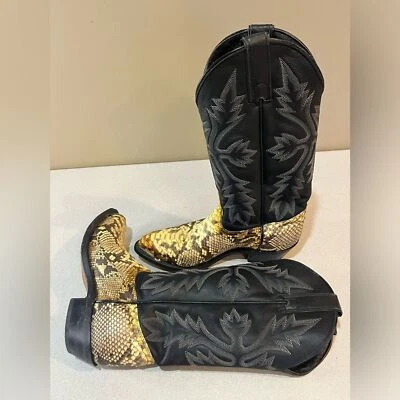BOTAS WESTERN Wrangler SNAKE & COSIDAS CUERO Hombre Talla 5 M Foto 1 de 4