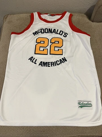 Carmelo Anthony 22 McDonald’s All American Basketball Jersey XL throwback Cover