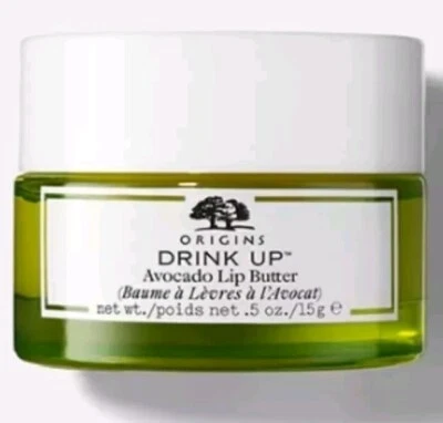 Mantequilla labial de aguacate ORIGINS Drink Up AUTÉNTICA  Foto 1 de 4