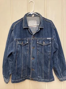 Vintage Bon Jour Brand 80’s denim Truckers Jacket Size M - Picture 1 of 6