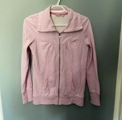 Suéter Esprit Y2K Para Mujer Rosa con Cremallera Estilo Retro Tejido Suave Cremallera Completa Talla M/L Foto 1 de 4
