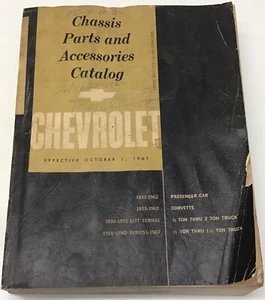 Chevrolet Parts And Accessories Catalog 1933-1962 Original - Picture 1 of 12