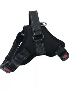 Dog Harness Vest, No Pull Adjustable w Handle Quality Nylon, Black, S M L XL - Picture 1 of 5