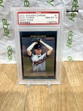 2002 Clint Everts Bowman Chrome Draft RC PSA 10