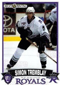 2002-03 Reading Royals #7 Simon Tremblay