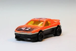 Pontiac Fiero Diecast 1:55 Nr.206 France Orange Diecast Toy Car GC Majorette Toy - Picture 1 of 14