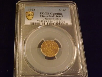 1923     5  Hal         Czechoslovakia        PCGS AU - Image 1 of 2