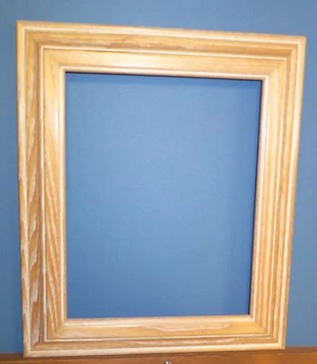 Marco colgante de roble envejecido 8 x 10 con vidrio/respaldo/colgador  Foto 1 de 4