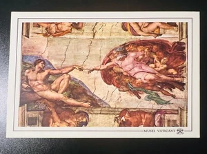 Cartolina Musei Vaticani Michelangelo Città del Vaticano Arte Vaticana Cartolina Postale - Foto 1 di 4