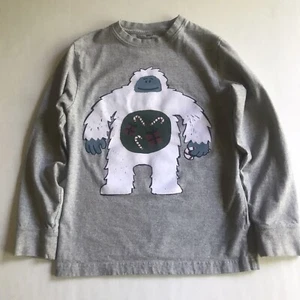 Gymboree SNOW CHILLIN Abominable Snowman long sleeved shirt Boys Size 10 Yeti - Picture 1 of 4