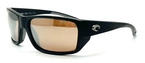 NEW COSTA DEL MAR 06S9113-0457 BLACK AUTHENTIC POLARIZED SUNGLASSES 57-17 135 - Picture 1 of 1