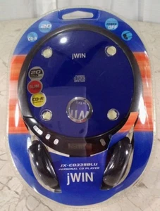 jWIN JX-CD335BLU Cuffie Lettore CD Personale Nuove con Scatola Sigillate RARO Blu Vintage 2005 - Foto 1 di 8