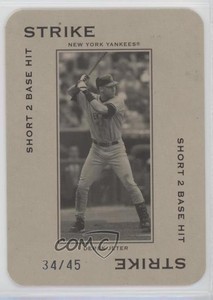 2005 Donruss Throwback Threads Strike Short 2 Base Hit /45 Derek Jeter HOF