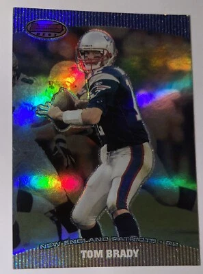 2004 NFL Topps Bowman's Best Tom Brady Rainbow Foil #15 Tom Brady - Image 1 of 4