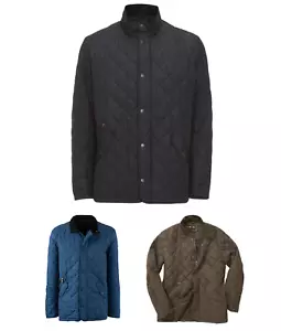 Barbour Chelsea Sportdecke - brandneu mit Etikett - schwarz, oliv & blau - Bild 1 von 8