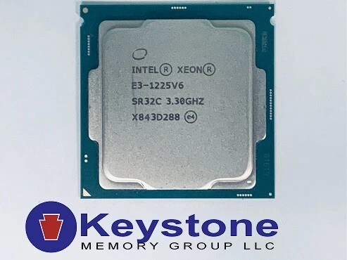 Intel Xeon E3-1225 V6 SR32C 3.30Hz Quad-Core CPU Processor SR32C LGA1151 *km - Image 1 of 1