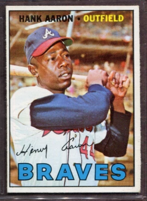 1967 Topps Set-Break #250 Hank Aaron en muy buen estado-en muy buen estado *Jaysace* Foto 1 de 2