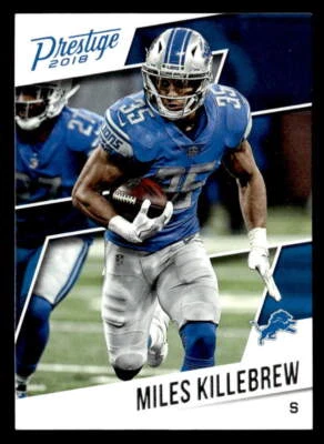 Miles Killebrew 2018 Panini Prestige Card #139 Detroit Lions - Image 1 of 2
