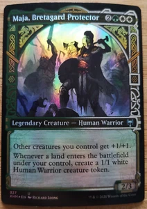 Maja, Bretagard Protector - Showcase - Foil - Kaldheim - NM - EN - 327 - Picture 1 of 1
