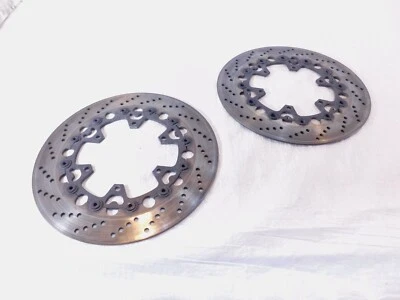 BMW K1100LT R1100RT R1100RS OEM Left/Right Front Wheel Disc Brake Rotors - Image 1 of 4