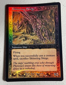 MTG Magic The Gathering Skittering Skirge Folie - Arena Promo Neu ohne Etikett Urza's Saga - Bild 1 von 10
