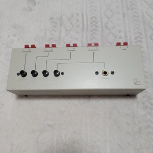 LUXMAN AS-5III Lautsprecher Line Selector silbergrau getestet funktioniert top  - Bild 1 von 6