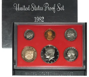 1982 S Proof Set Original Government Packaging Free Shipping! - Picture 1 of 1