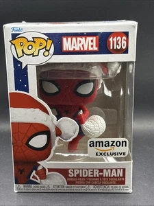 Funko Pop! Vinilo: Marvel - Spider-Man - Amazon (Exclusivo) #1136 - Imagen 1 de 6
