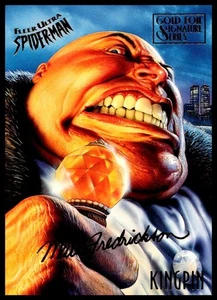 Spider-Man Kingpin 1995 Fleer Ultra Gold Foil Signature #33 Marvel - Picture 1 of 2