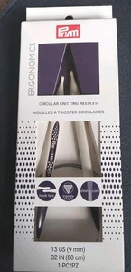 Prym Ergonomics 13 US 32 In. 80 Cm Circular Knitting Needle Pack of 1 - Picture 1 of 2