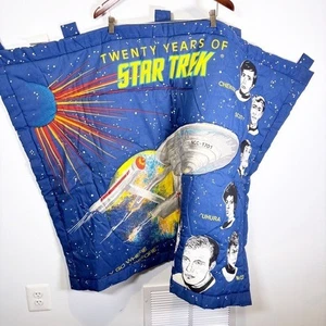 Vintage Star Trek 20 Years Hanging Quilt - Picture 1 of 10