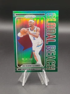 Shai Gilgeous-Alexander 2024-25 Panini - Prizm Basketball #6 Global Reach Green - Picture 1 of 2