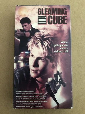 Gleaming The Cube VHS 1989 Vestron Video Christian Slater Steven Bauer Tony Hawk - Image 1 of 4