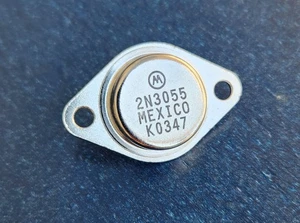 Matched Pair of 2N3055 NPN Audio Power Transistor, Vceo=60V, Ic=15A,Pmax= 115W, - Picture 1 of 2
