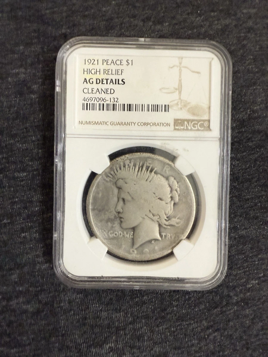 1921 Peace Silver Dollar High Relief for sale | eBay