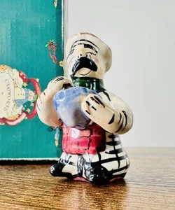 Blue Sky Clayworks Candle Ceramic  Bistro Chef 3” Heather Goldmine - Picture 1 of 4