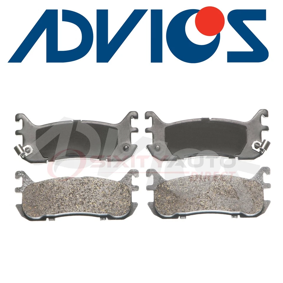 ADVICS Rear Disc Brake Pad Set for 1994-2005 Mazda Miata  - Braking Stopping sz Foto 1 de 4
