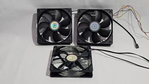 Ventiladores Cooler Master 120 mm 3x, diseño de 3 pines, A12025-12CB-3BN/3DN-F1 USADOS - Imagen 1 de 8