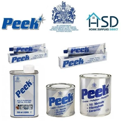 Peek Polish Metal Cleaner Fiberglass Ceramic Silver Gold Brass Steel Car Shine - Image 1 of 4