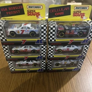 1993 Jimmy Hensley Alan Kulwicki #7 Matchbox SuperStars 1/64 NASCAR Lot of 6 NEW - Picture 1 of 8