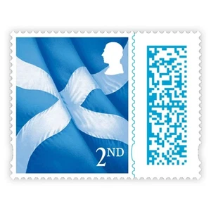 GB Country Definitive Scotland Scottish Saltire 2nd single MNH 2025 after 9/30 - Picture 1 of 1
