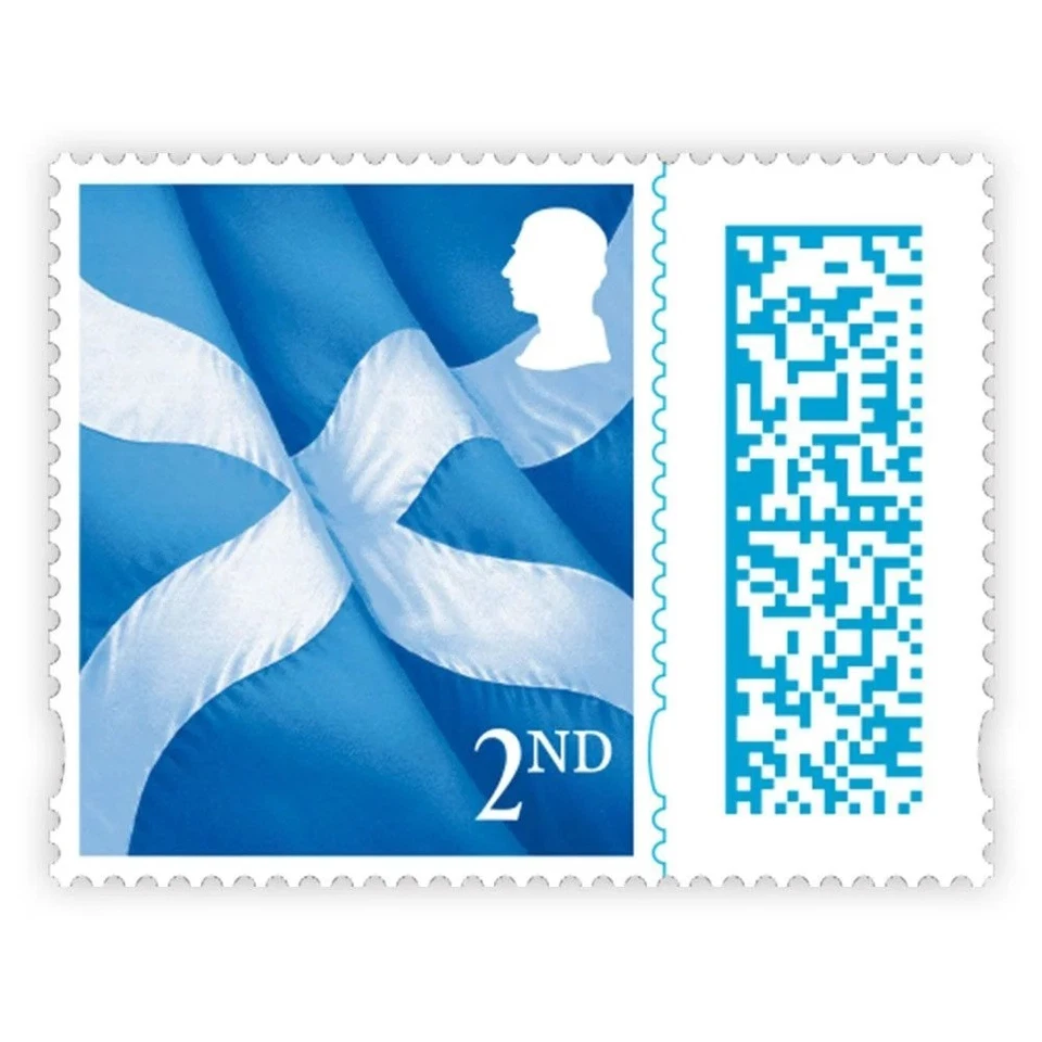 GB Country Definitive Scotland Scottish Saltire 2nd single MNH 2025 after 9/30 - Image 1 of 1