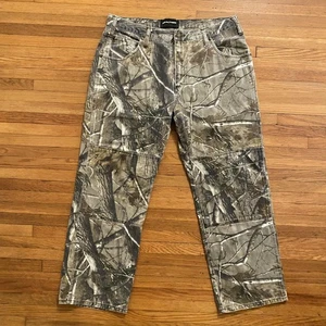 Realtree Hose Herren 36x30 Camouflage Doppelknie Jagd Arbeitskleidung 100% Baumwolle 9912-RT - Bild 1 von 15