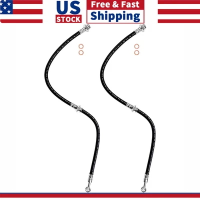 2x Manguera de freno trasero línea de freno para 1996 1997 Infiniti J30 Foto 1 de 4