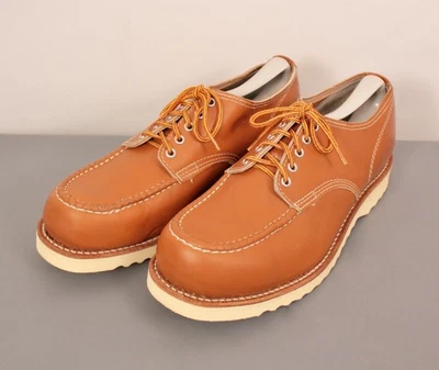 Men's VTG NOS 60s Brown Leather Work Shoes Sz 9 EEE 1960s Disco - Image 1 of 4