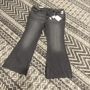 DL1961 EE. UU. Mujeres Bridget Bota Corte Alto Instasculpt Crop Jean Gris Nuevo con Etiquetas 29x26 - Imagen 1 de 9