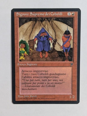 MTG Legends Italian Goblin Overlord / Signore Coboldi Near Mint 1995 - Image 1 of 2